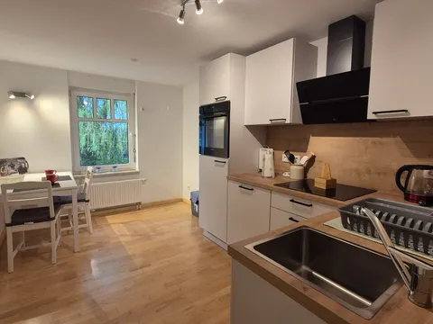 Offene Küche der Ferienwohnung
